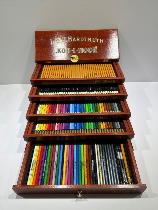 Producto - Caja de lapices de madera KOHINOOR x180 Lapices