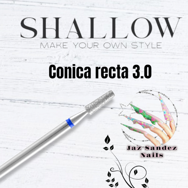 Producto - FRESA DIAMANTADA CONICA RECTA AZUL 3.0 SHALLOW