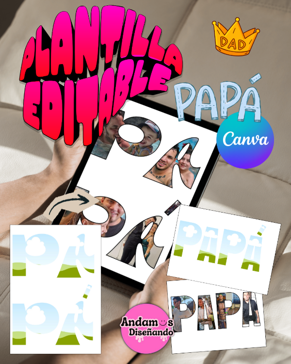 Producto - PLANTILLA EDITABLE PAPÁ