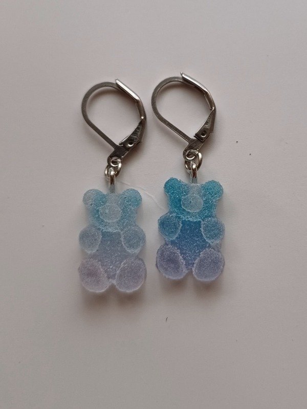 Producto - Aro oso gummy azucarado celeste