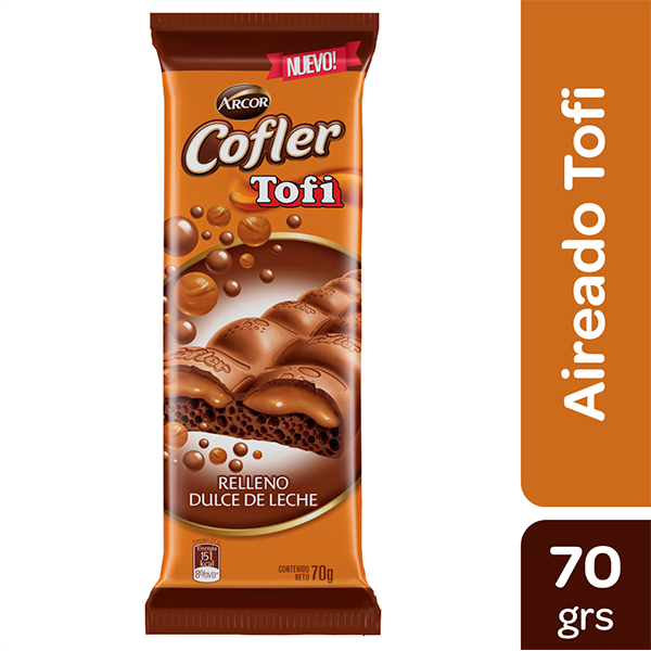 Producto - Cofler Air Con Dulce de Leche 70 gr
