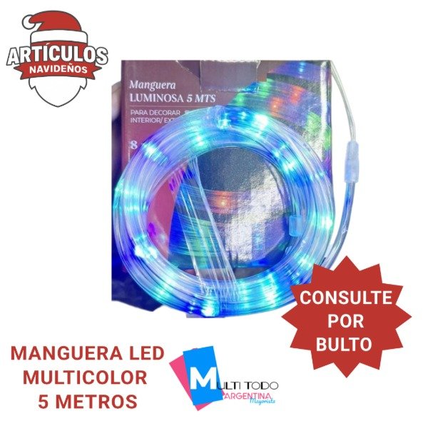 Producto - MANGUERA LED MULTICOLOR 5 METROS