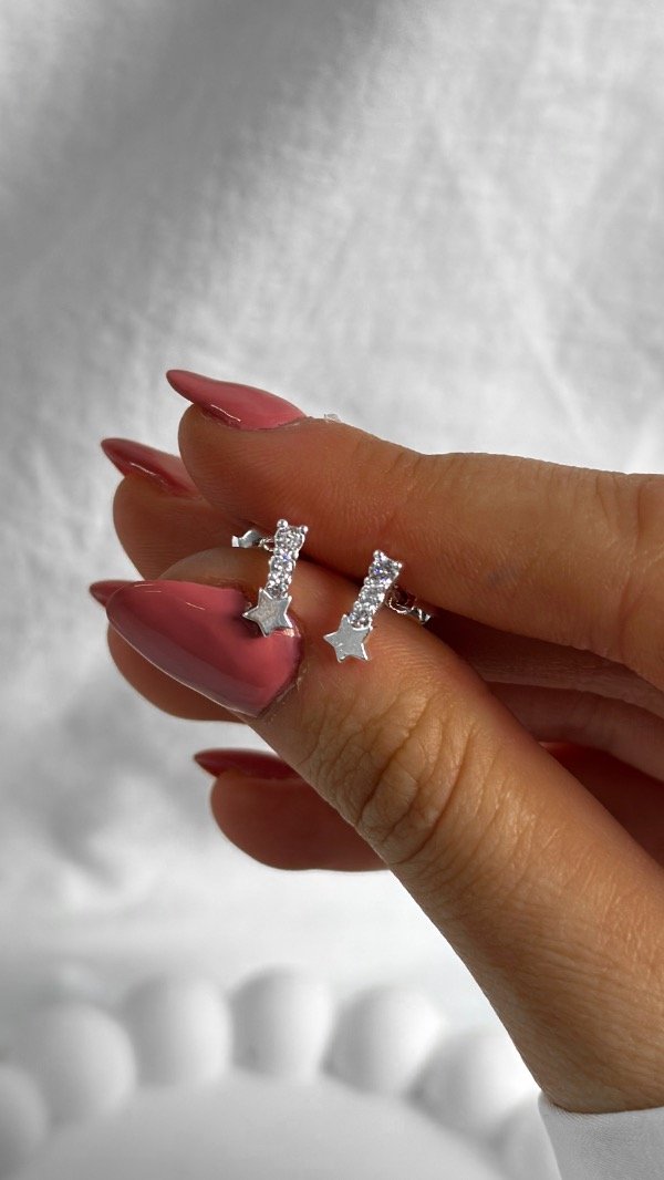 Producto - Aros trepador star (acero blanco)