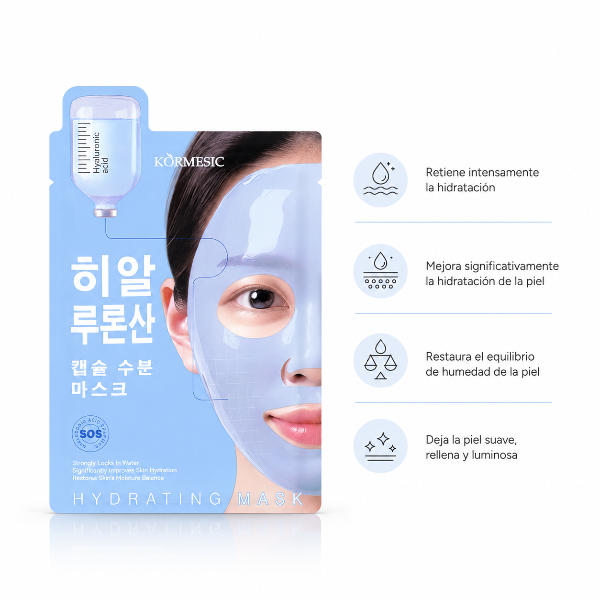 Producto - Mascarilla hidrogel coreana - hidratación profunda