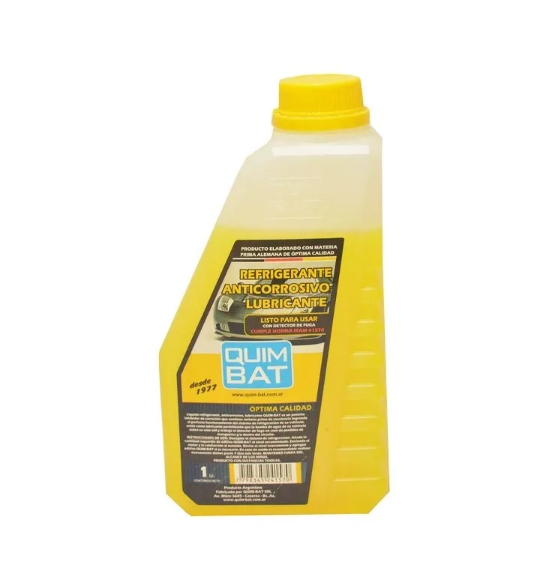 Producto - Refrigerante Concentrado amarillo QuimBat 1L