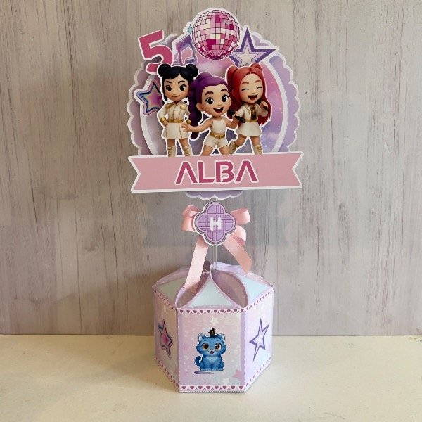 Producto - 2 Centros de mesas 3D K POP