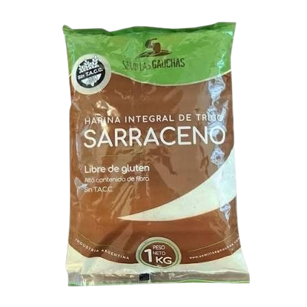 Producto - Harina integral de trigo sarraceno 1kg Semillas Gauchas