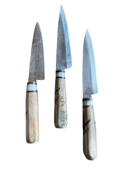 Producto - Cuchillo Acero Negro 14cm Cabo Resina