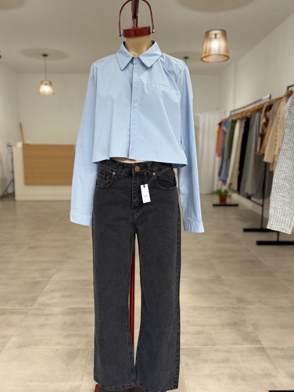 Producto - CAMISA CROP POPLIN