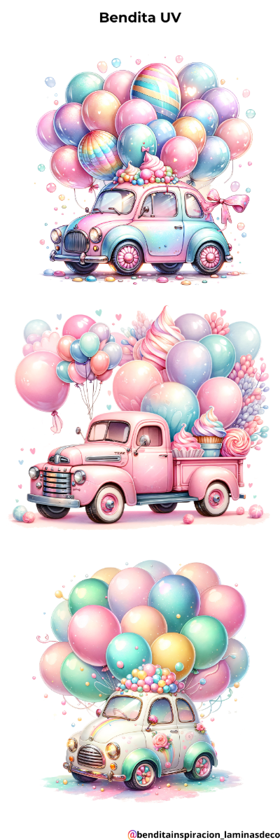 Producto - Bendita UV 045 Autos con glibos