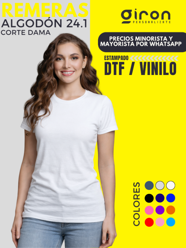 Producto - REMERA 24.1 ALGODON DAMA