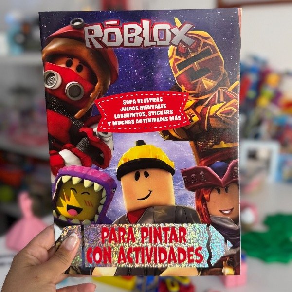 Producto - Libro Actividades y Para Pintar c Stickers Roblox 7379 - 0