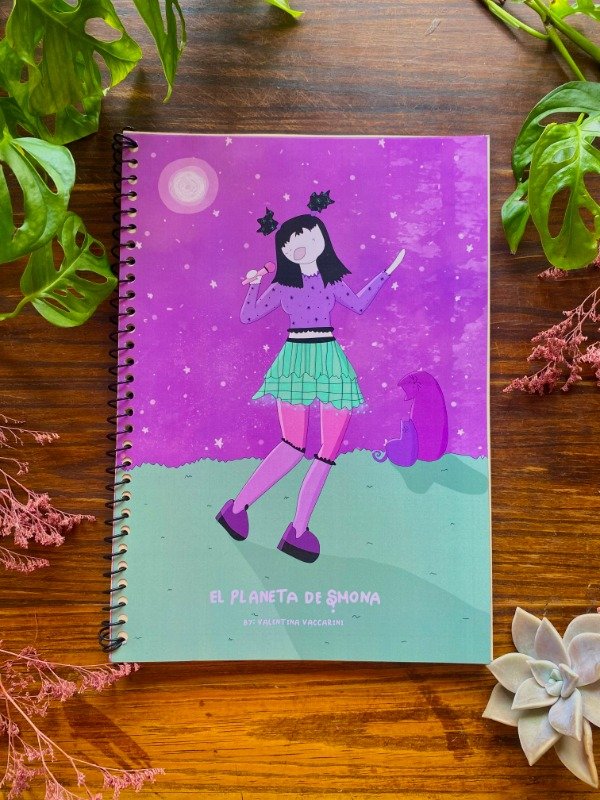 Producto - Cuaderno A4 Pentagramado, hoja ecológica : "Cantar"