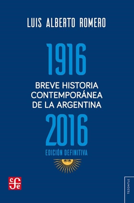 Producto - BREVE HISTORIA CONTEMPORANEA DE LA ARGENTINA 1916-2016 - 9789877191295