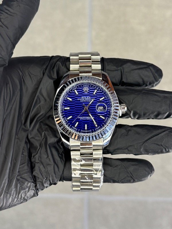 Producto - ROLEX DATEJUST PLATA AZUL (calidad AA+)