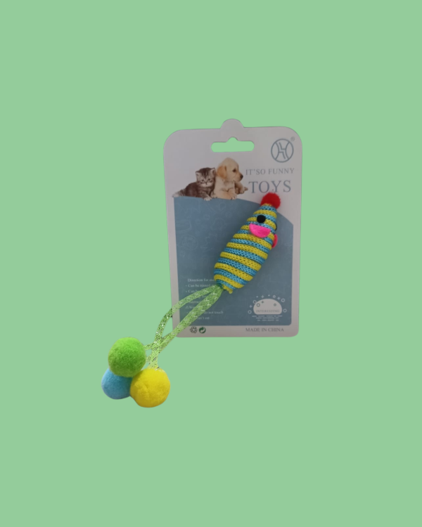 Producto - RATON CORDON CON 3 POMPONES