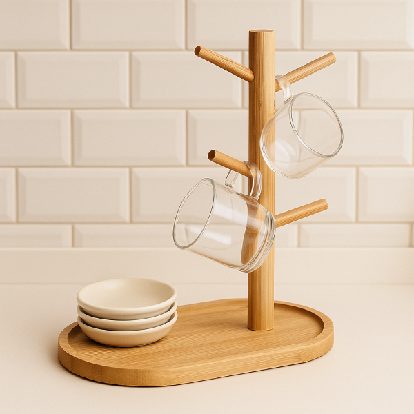 Producto - PORTA TAZAS LINEA BAMBU