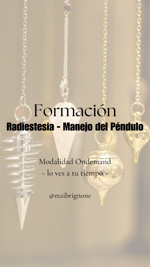 Producto - Taller Radiestesia - Ondemand