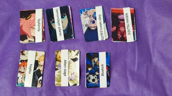 Producto - Photocards A ELECCIÓN DE ANIME PACK X 3