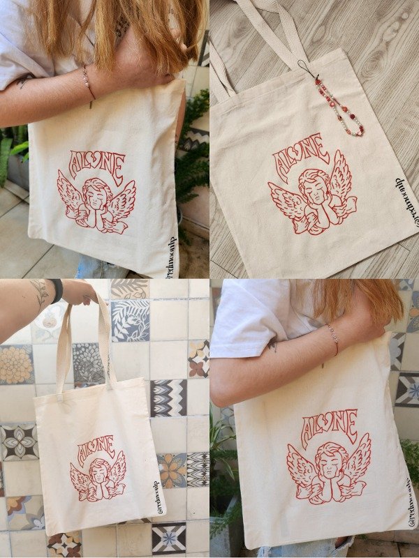 Producto - Totebag Angel X - LLAVERO DE REGALO