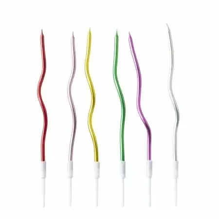 Producto - Velas onduladas metalizadas pack x unidades - 0