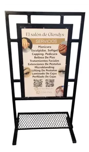 Producto - Cartel De Pie Porta Macetero