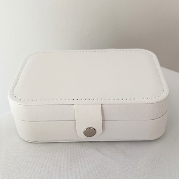 Producto - Alhajero rectangular blanco