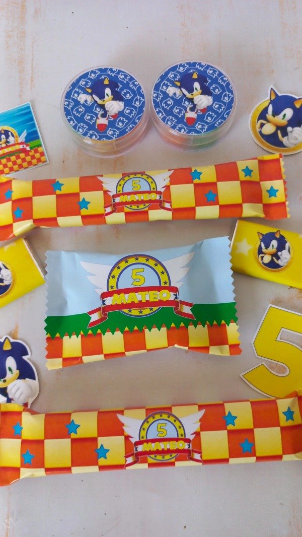 Producto - Party boom sonic para 10 chicos
