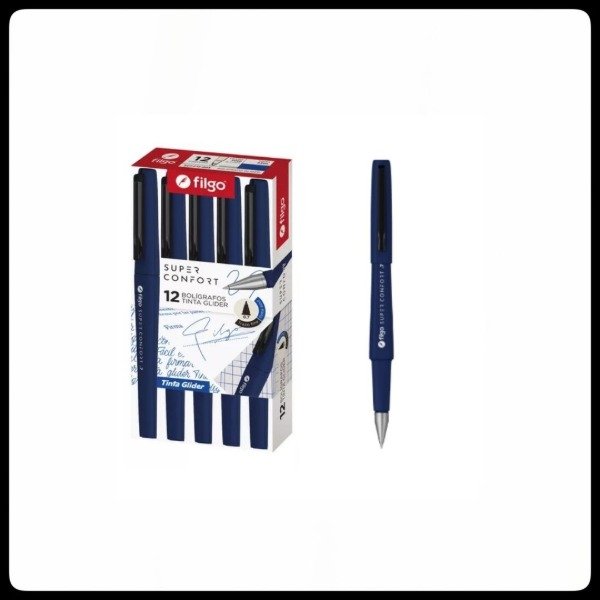 Producto - BOLIGRAFO SUPER CONFORT RETRACTIL 0.7MM AZUL/NEGRA