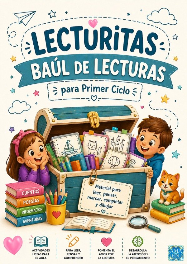 Producto - LECTURITAS: EL BAÚL DE LAS LECTURAS (Primer Ciclo)