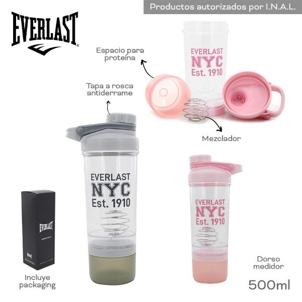 Producto - BOTELLA SHAKER EVERLAST  COD : 15254F