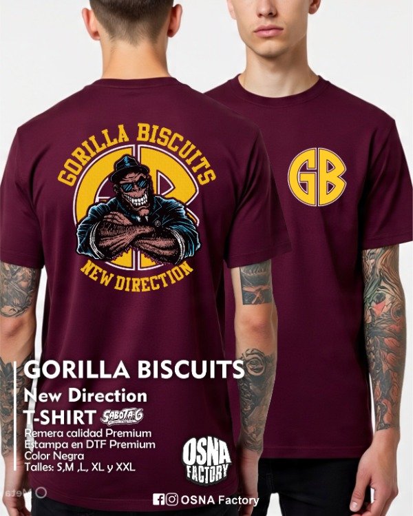 Producto - GORILLA BISCUITS New Direction T Shirt