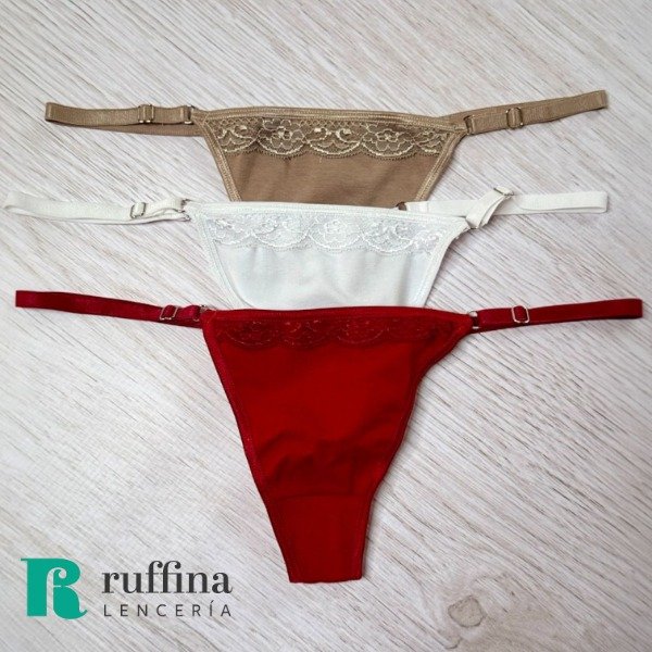 Producto - Pack x3 colaless regulables de algodón MERAKI - Art. 4417