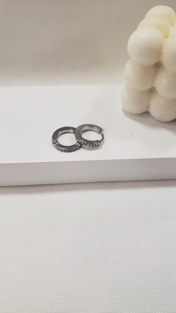 Producto - Aros con cubic acero