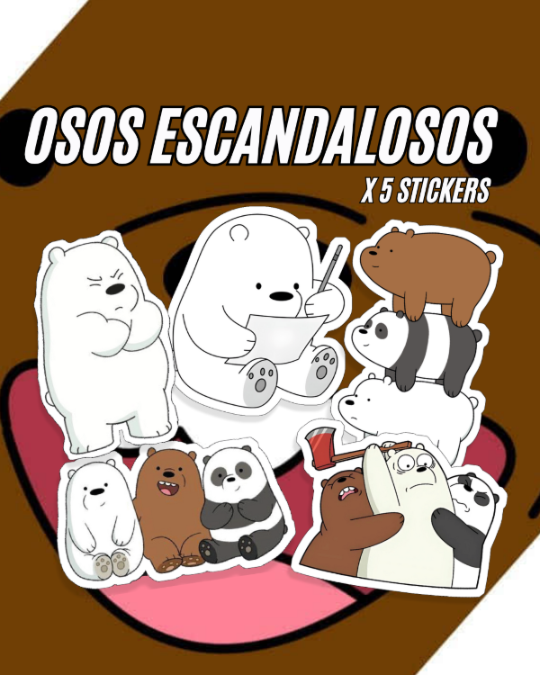 Producto - Pack Osos Escandalosos x5