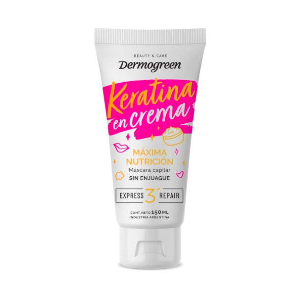 Producto - DERMOGREEN MASCARILLA CAPILAR KERATINA EN CREMA X150ML