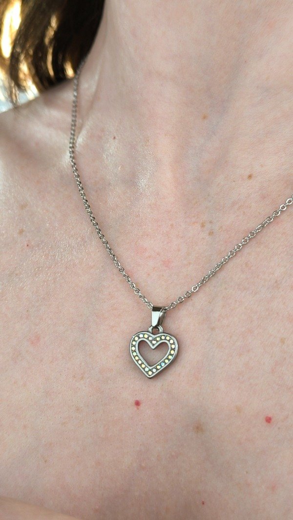 Producto - Collar Corazón Micro strass