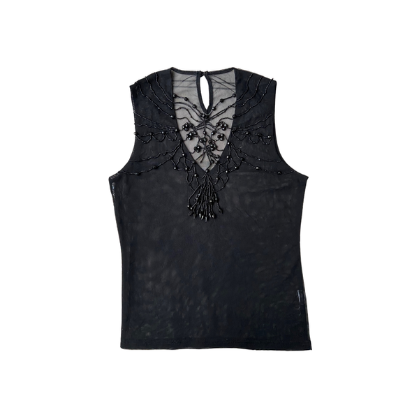 Producto - 00'S BEADED mesh top