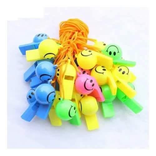 Producto - Silbato carita colores fluo x1 o x10