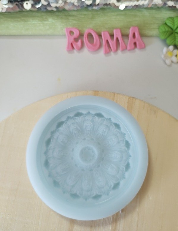 Producto - Molde de silicona tapita 6 cm Craquelina