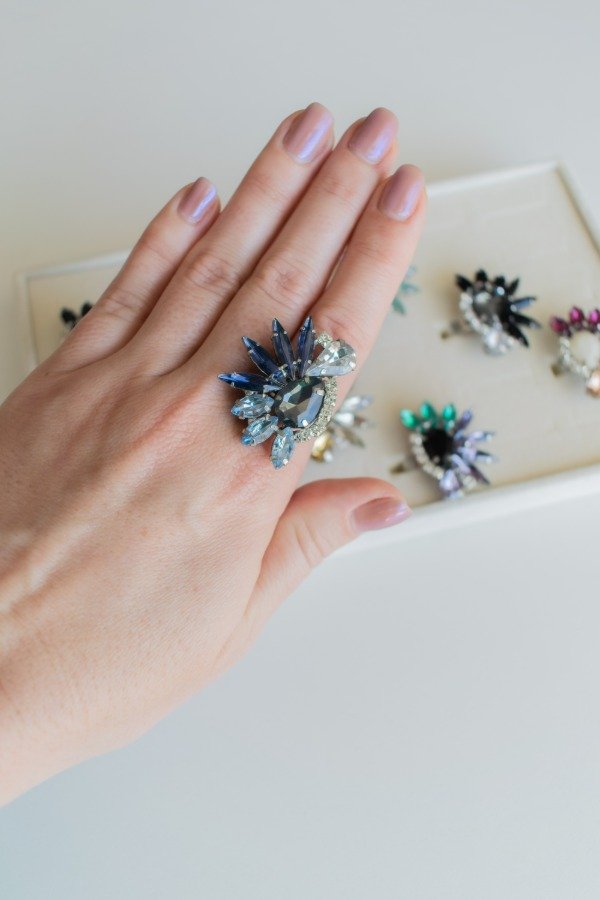 Producto - Anillo . azul