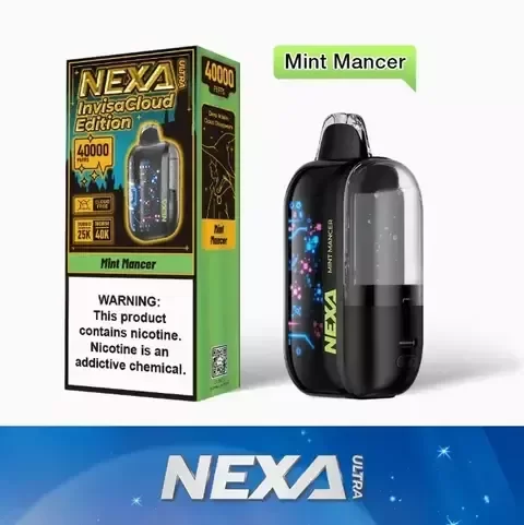 Producto - NEXA ULTRA DESECHABLE - Edición INVISIBLE ! 40.000 puffs MINT MANCER