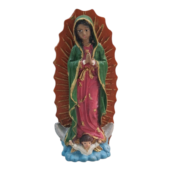 Producto - IMAGEN VIRGEN DE GUADALUPE 10 CM RESINA NACIONAL - 281-46