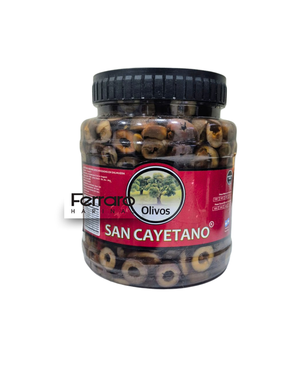 Producto - Aceituna negra rodaja San Cayetano x 1kg