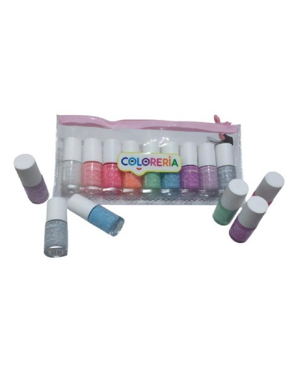 Producto - Set X 9 Esmaltes Para Uñas Infantil Al Agua - 1
