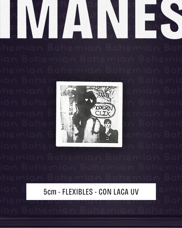 Producto - Iman CLICS MODERNOS, CHARLY GARCIA con LACA UV - Rock Nacional
