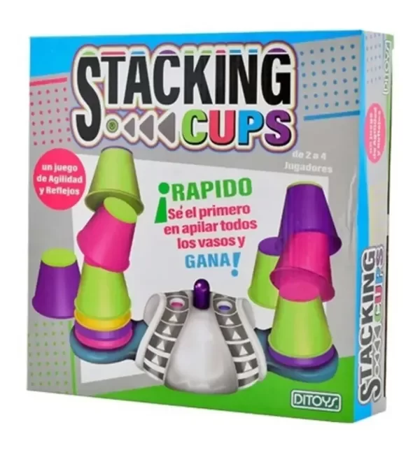 Producto - STACKING CUPS: un juego de agilidad y reflejos