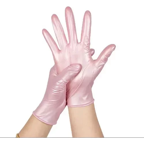 Producto - ROSA PERLADO CAJON de 10 CAJAS X 100 GUANTES (S, M , L Y XL)