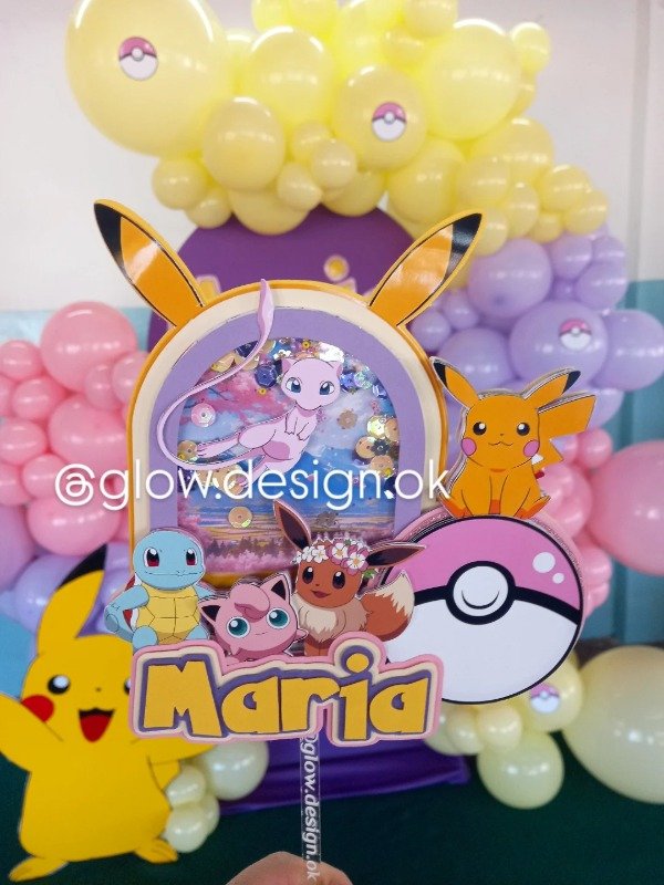 Producto - Topper 3D shaker - Pikachu