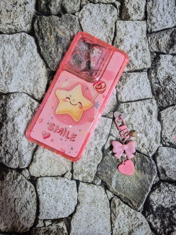 Producto - Funda rígida diseño con colgante Moto G86